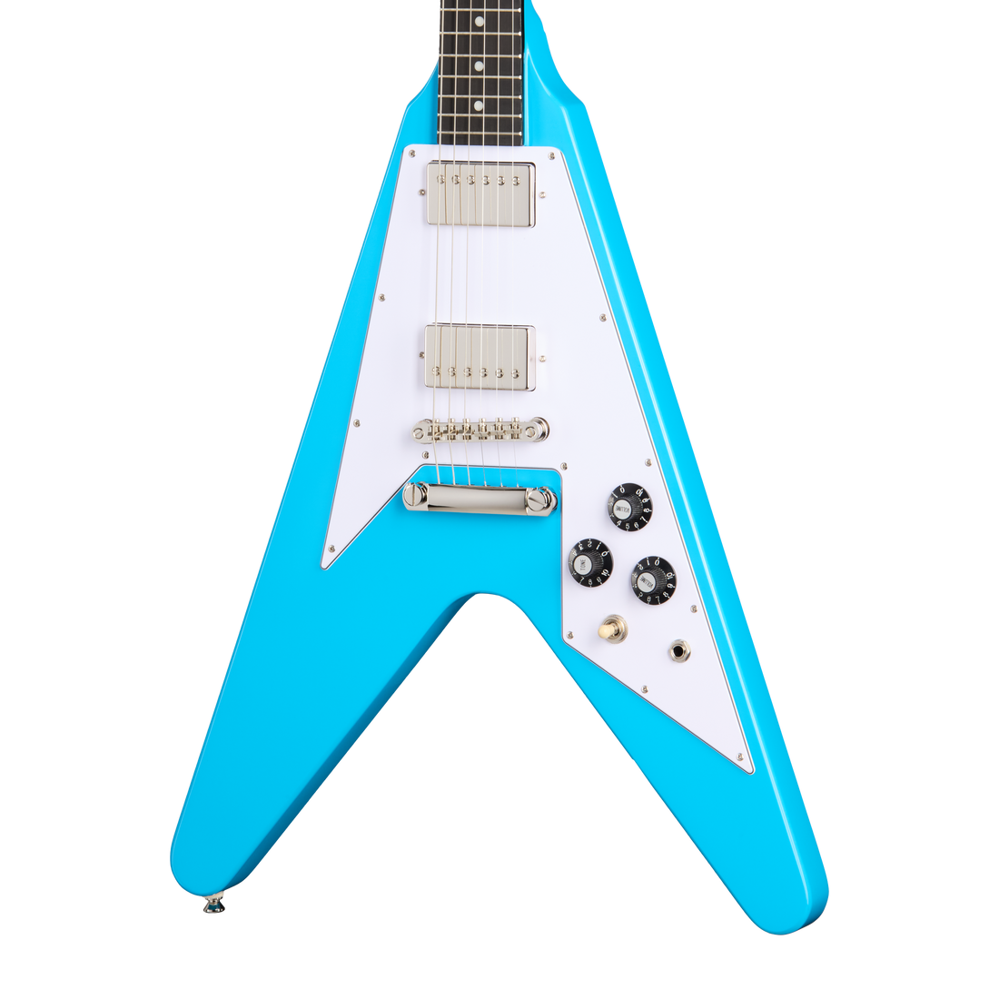 Epiphone Flying V 70s, Maui Blue Electric Guitar Epiphone