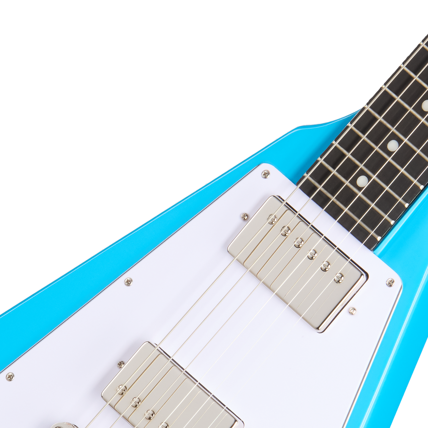 Epiphone Flying V 70s, Maui Blue Electric Guitar Epiphone