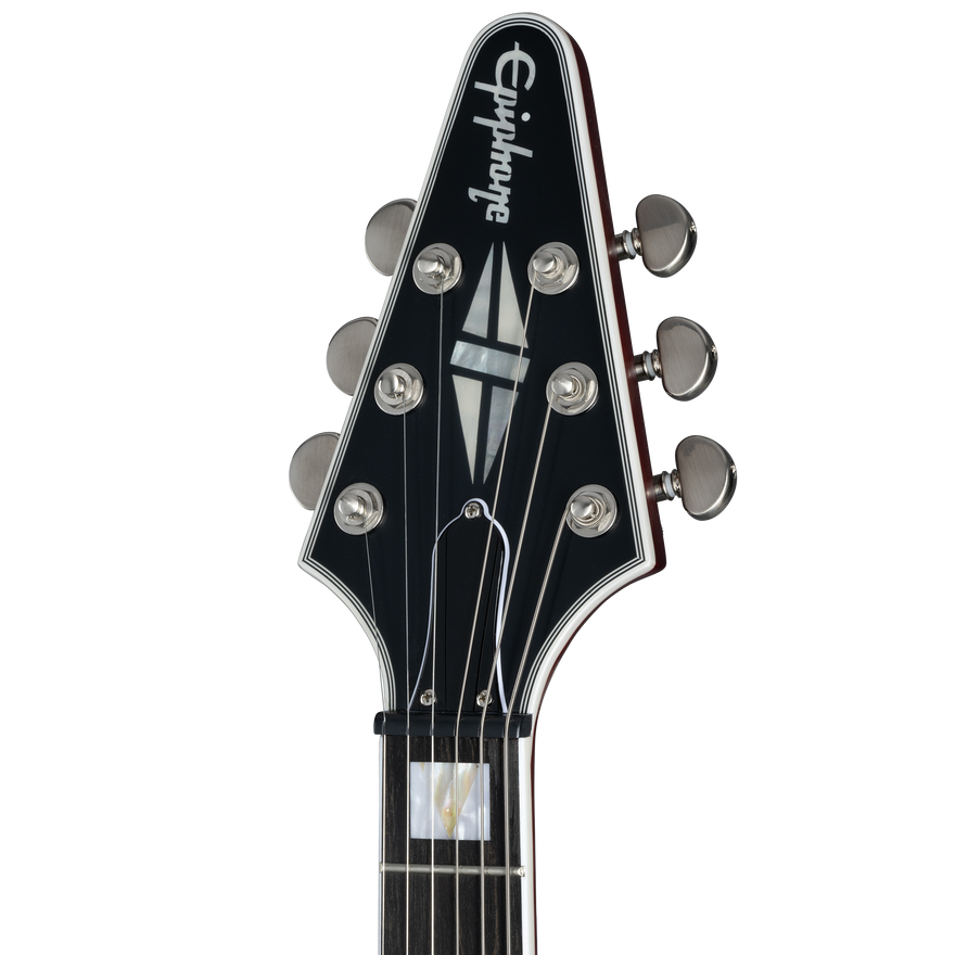 Epiphone Flying V Prophecy, Left-Handed, Aged Bengal Tiger Burst, Exclusive Electric Guitar Epiphone