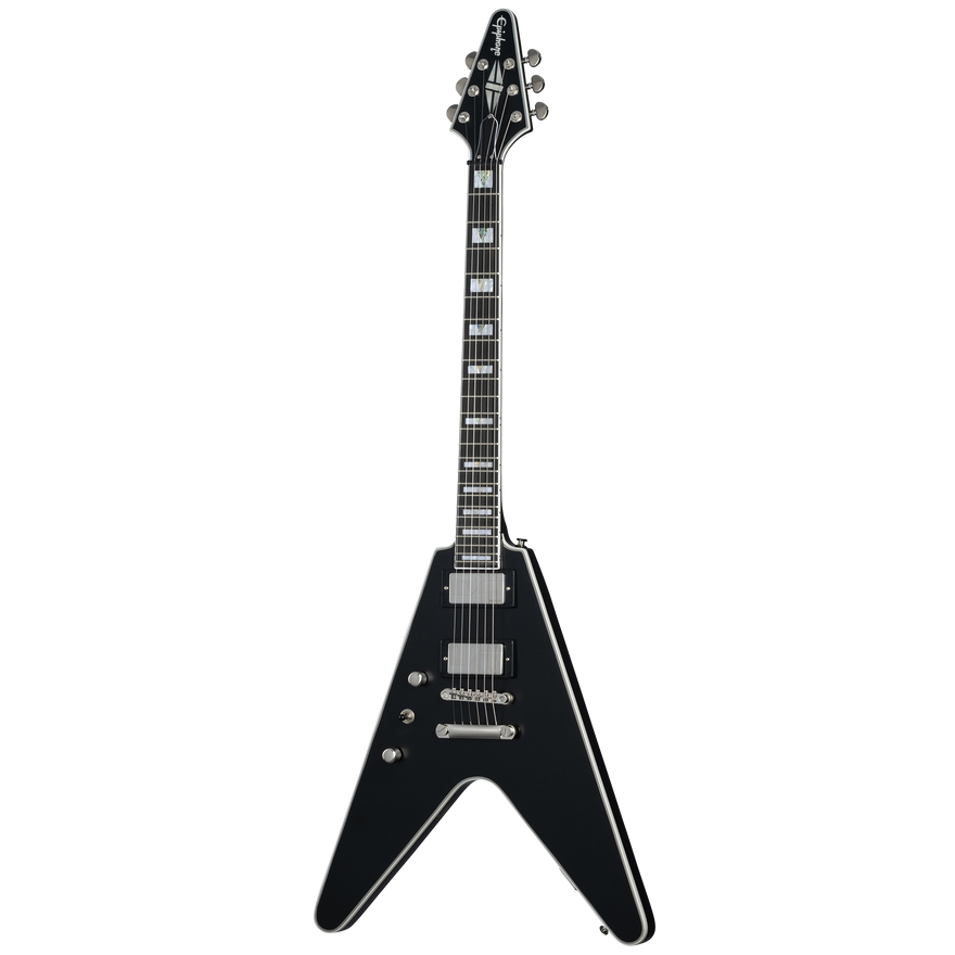Epiphone Flying V Prophecy, Left-Handed, Aged Jet Black Metallic Electric Guitar Epiphone