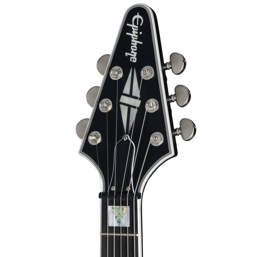 Epiphone Flying V Prophecy, Left-Handed, Aged Jet Black Metallic Electric Guitar Epiphone