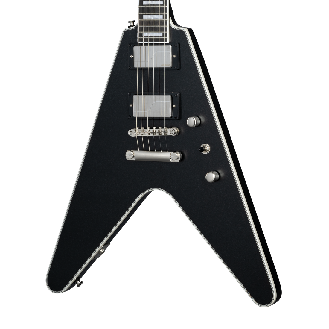 Epiphone Flying V Prophecy, Aged Jet Black Metallic Electric Guitar Epiphone