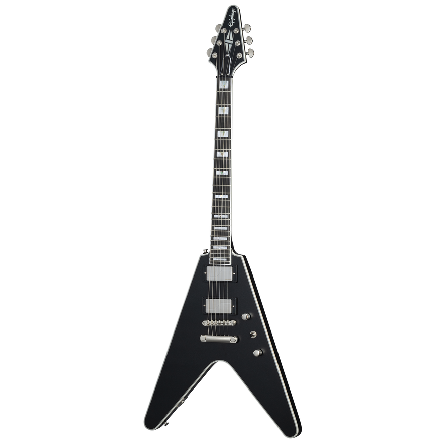 Epiphone Flying V Prophecy, Aged Jet Black Metallic Electric Guitar Epiphone