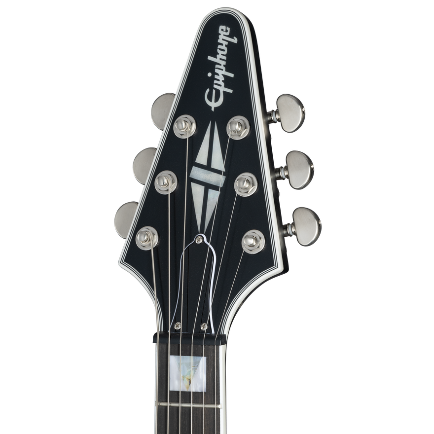 Epiphone Flying V Prophecy, Aged Jet Black Metallic Electric Guitar Epiphone