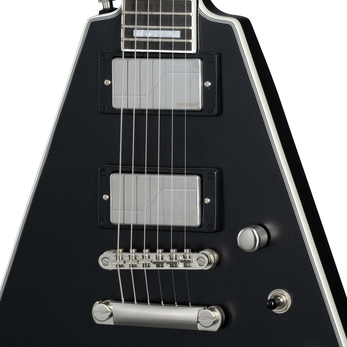 Epiphone Flying V Prophecy, Aged Jet Black Metallic Electric Guitar Epiphone