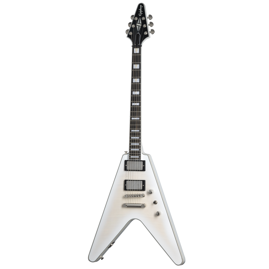 Epiphone Flying V Prophecy, Aged White Tiger Burst, Exclusive Electric Guitar Epiphone