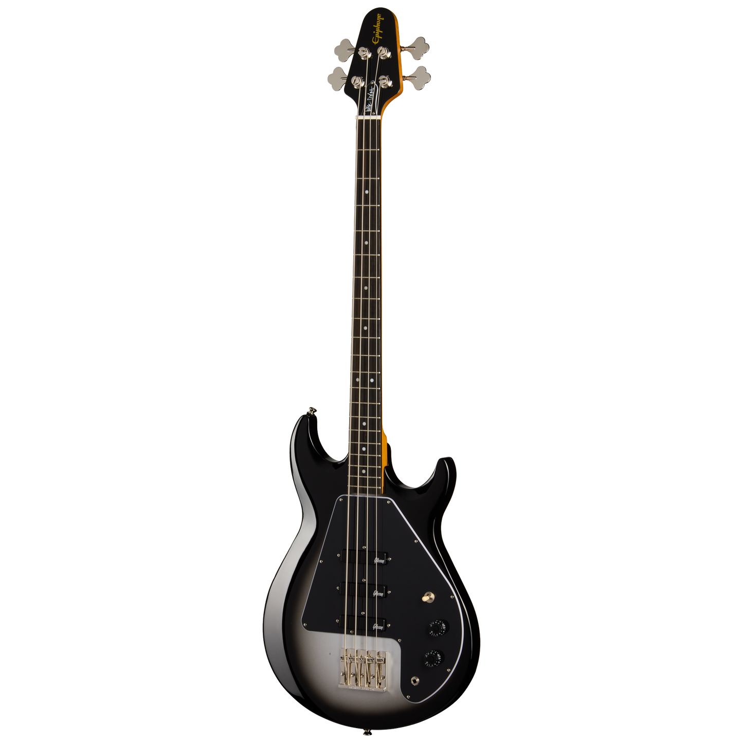 Epiphone Mike Dirnt Grabber G-3, Silverburst Electric Bass Epiphone