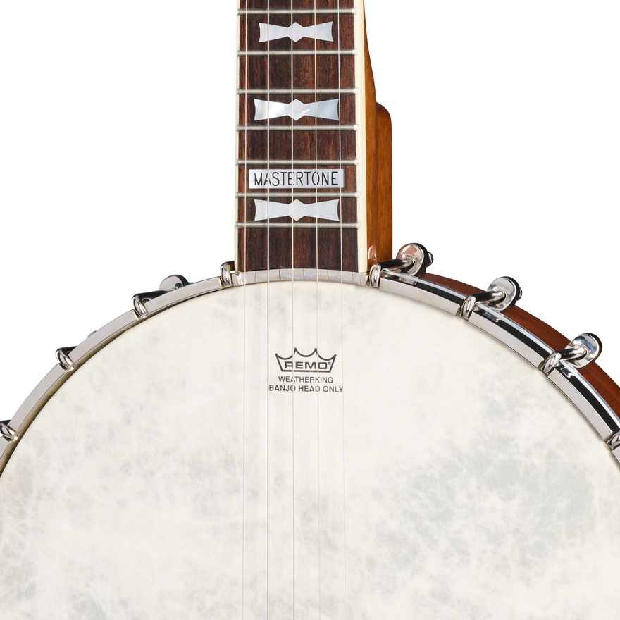 Epiphone Mastertone Bowtie Open Back Banjo, Natural Banjo Epiphone