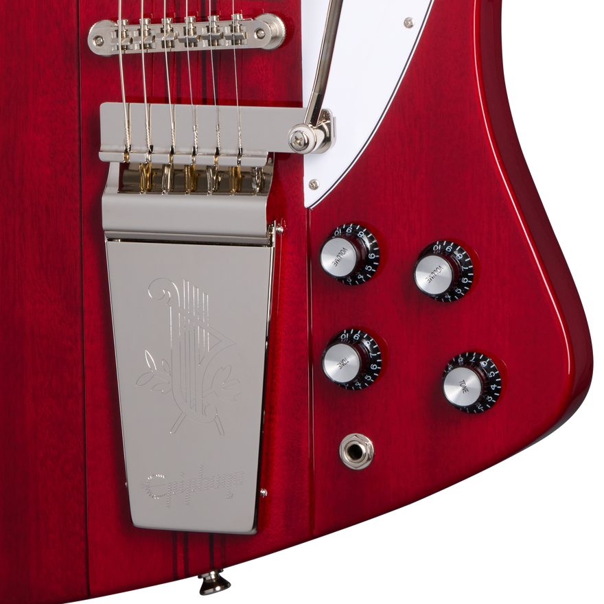 Epiphone IGC 1963 Firebird V, Cherry, Exclusive Electric Guitar Epiphone