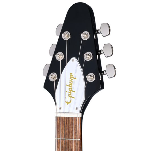 Epiphone Kirk Hammett 1979 Flying V, Ebony Electric Guitar Epiphone