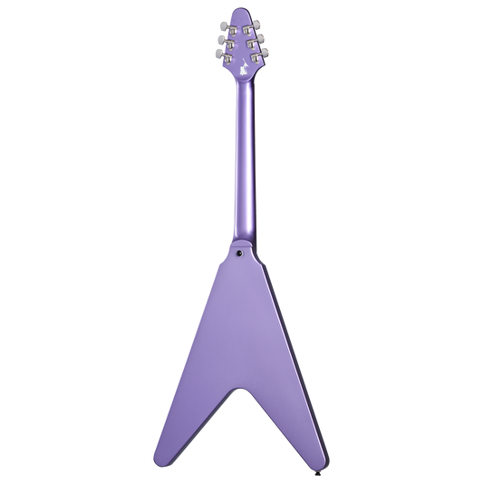 Epiphone Kirk Hammett 1979 Flying V, Purple Metallic Electric Guitar Epiphone