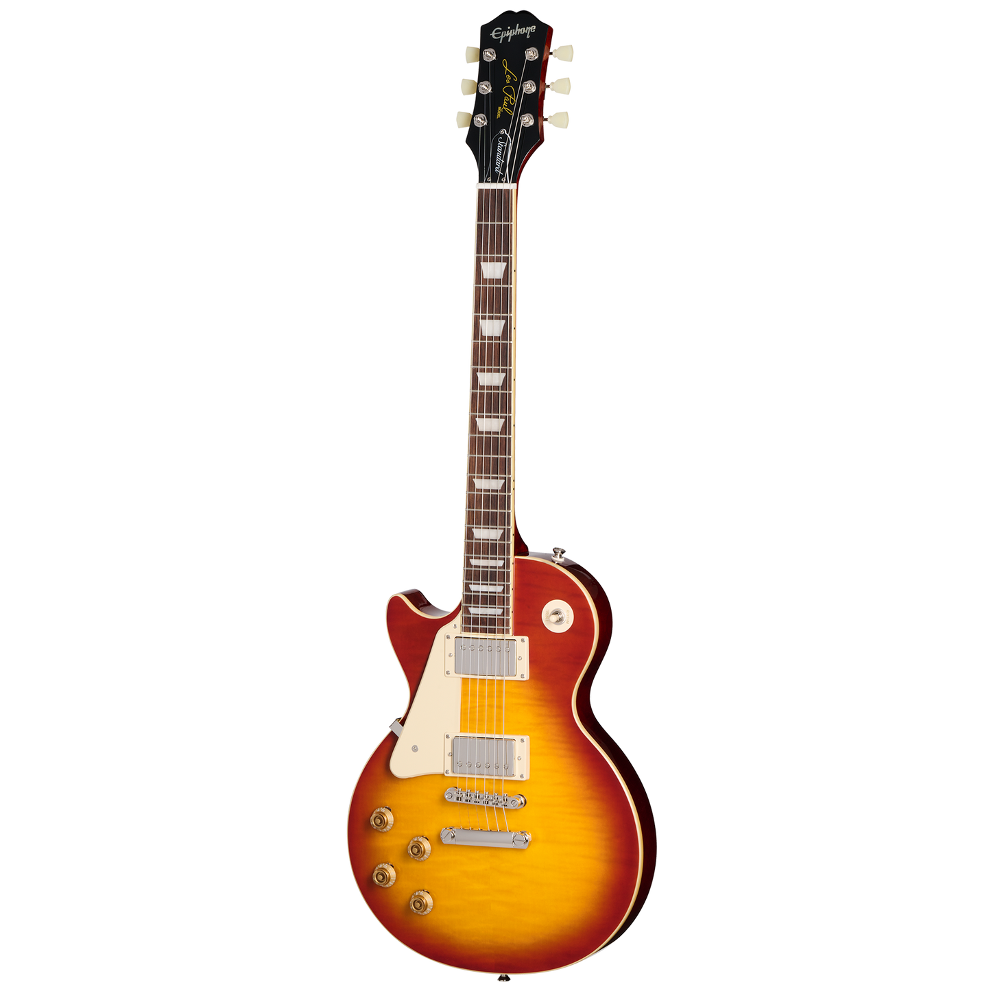 Epiphone Les Paul Standard 50s, Left-Handed, Washed Cherry Sunburst Electric Guitar Epiphone