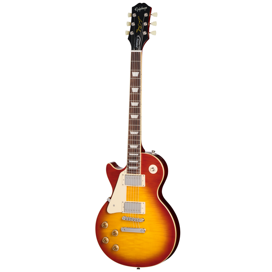 Epiphone Les Paul Standard 50s, Left-Handed, Washed Cherry Sunburst Electric Guitar Epiphone