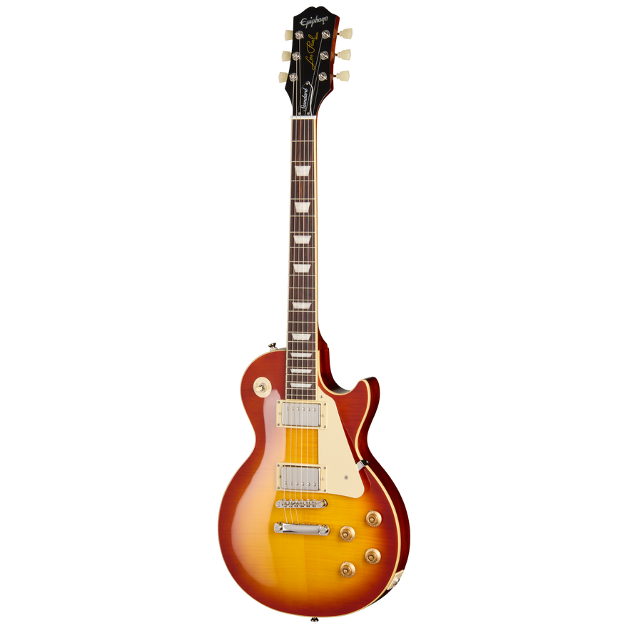 Epiphone Les Paul Standard 50s, Washed Cherry Sunburst Electric Guitar Epiphone