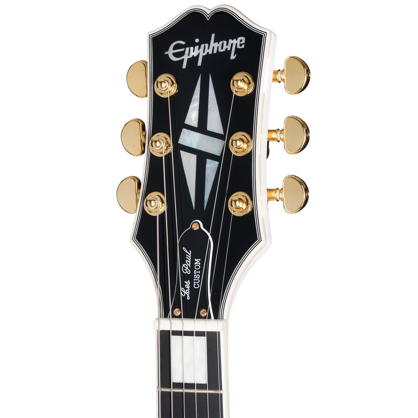 Epiphone Les Paul Custom, Alpine White Electric Guitar Epiphone