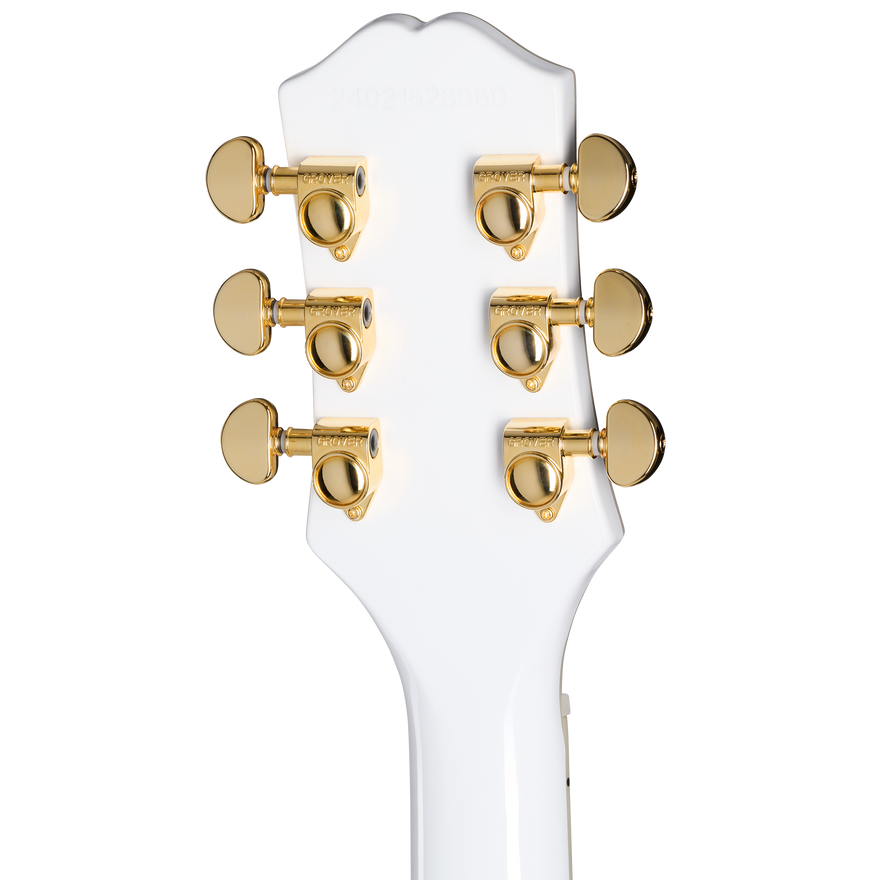 Epiphone Les Paul Custom, Alpine White Electric Guitar Epiphone