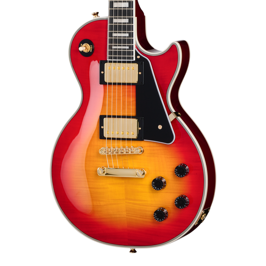 Epiphone Les Paul Custom, Heritage Cherry Sunburst, Exclusive Electric Guitar Epiphone