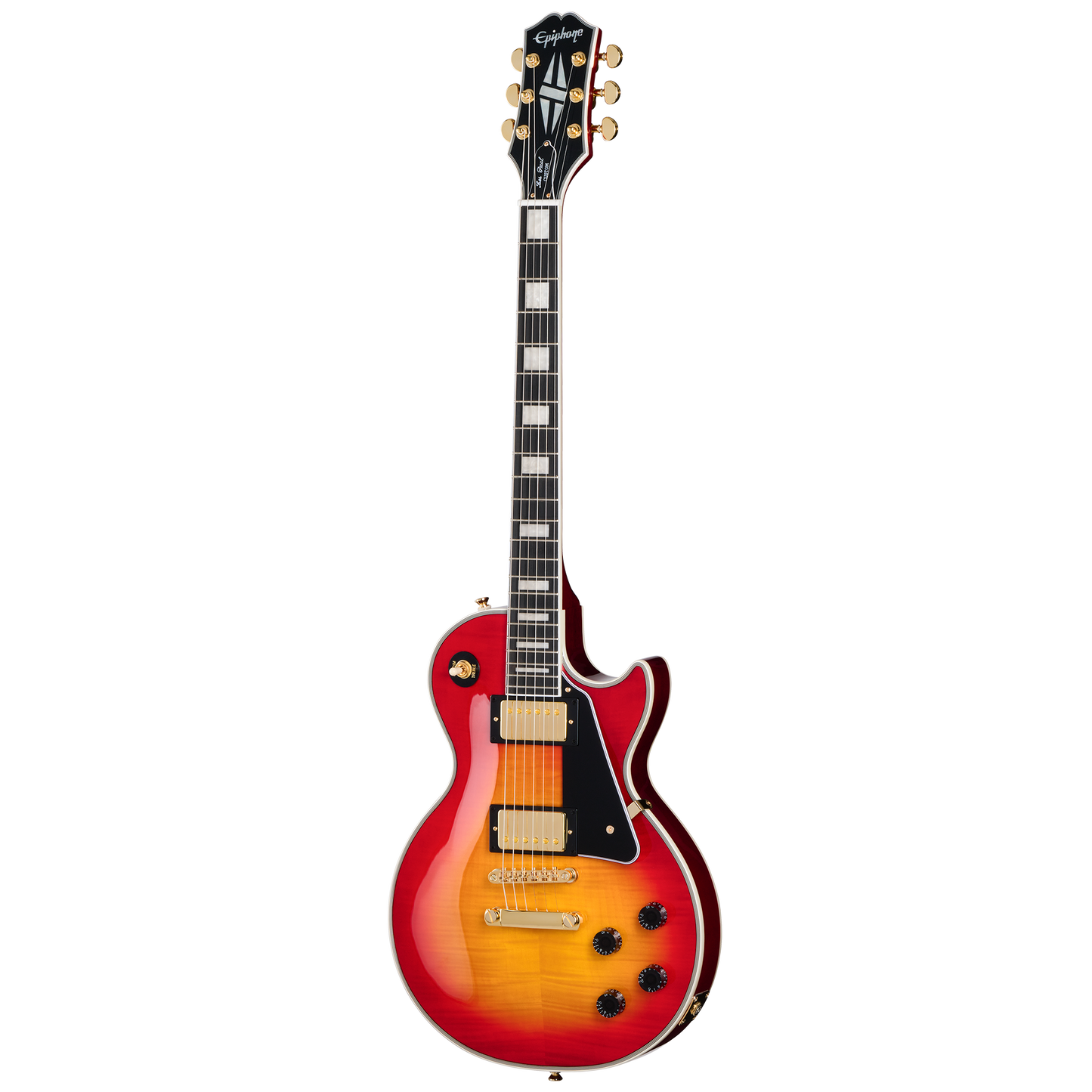 Epiphone Les Paul Custom, Heritage Cherry Sunburst, Exclusive Electric Guitar Epiphone