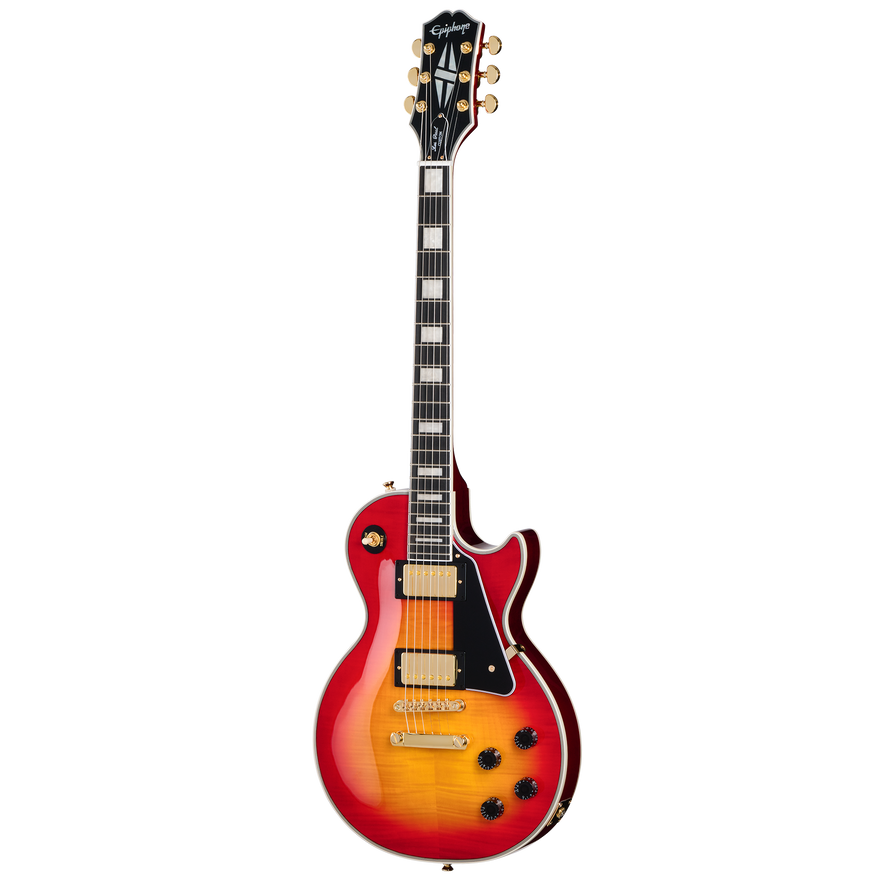 Epiphone Les Paul Custom, Heritage Cherry Sunburst, Exclusive Electric Guitar Epiphone