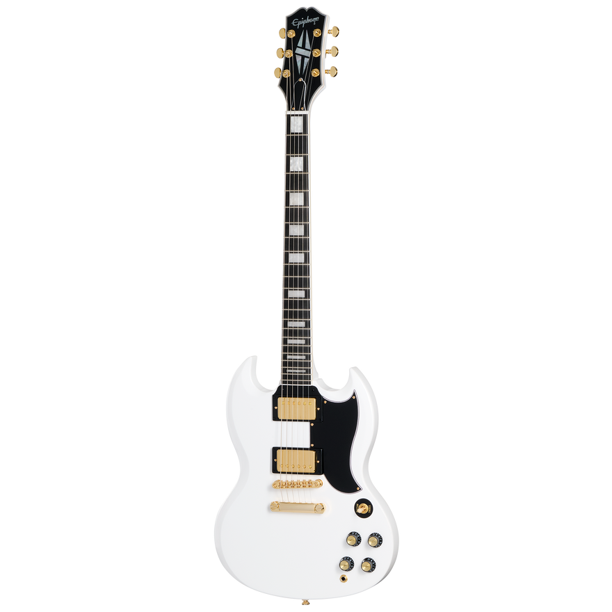 Epiphone SG Custom, Alpine White Electric Guitar Epiphone