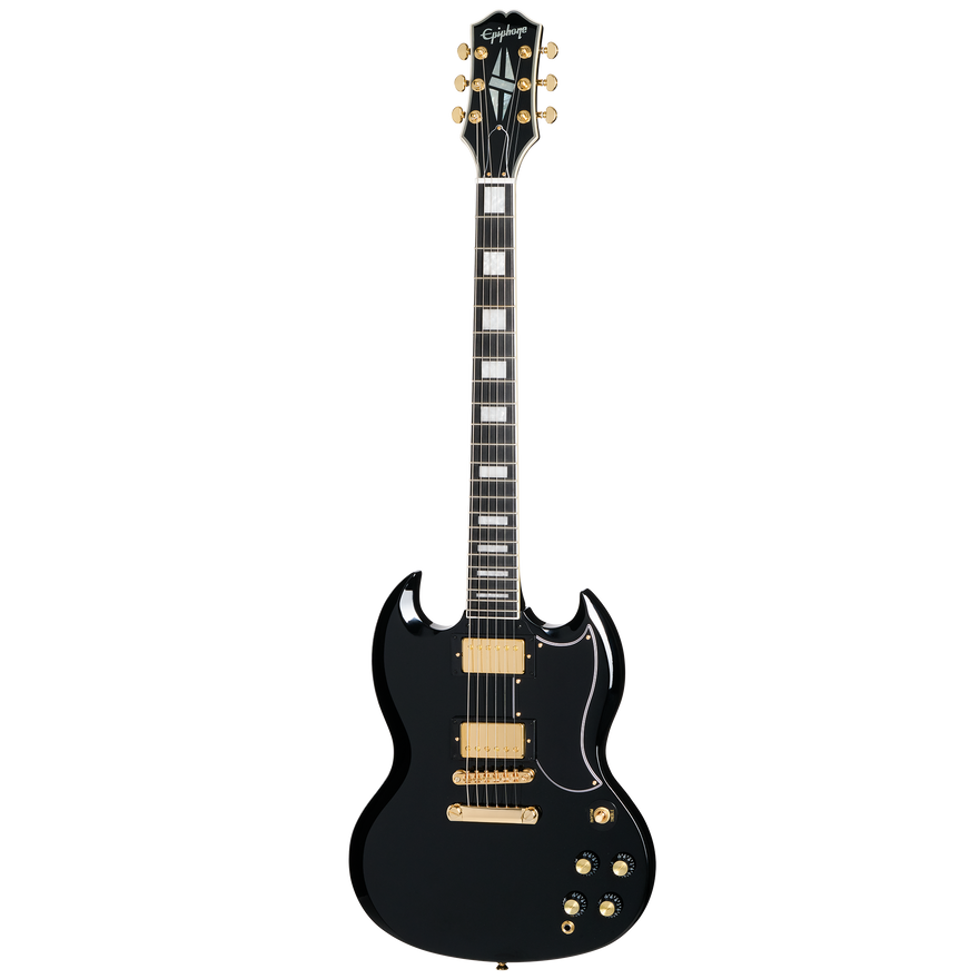 Epiphone SG Custom, Ebony Electric Guitar Epiphone