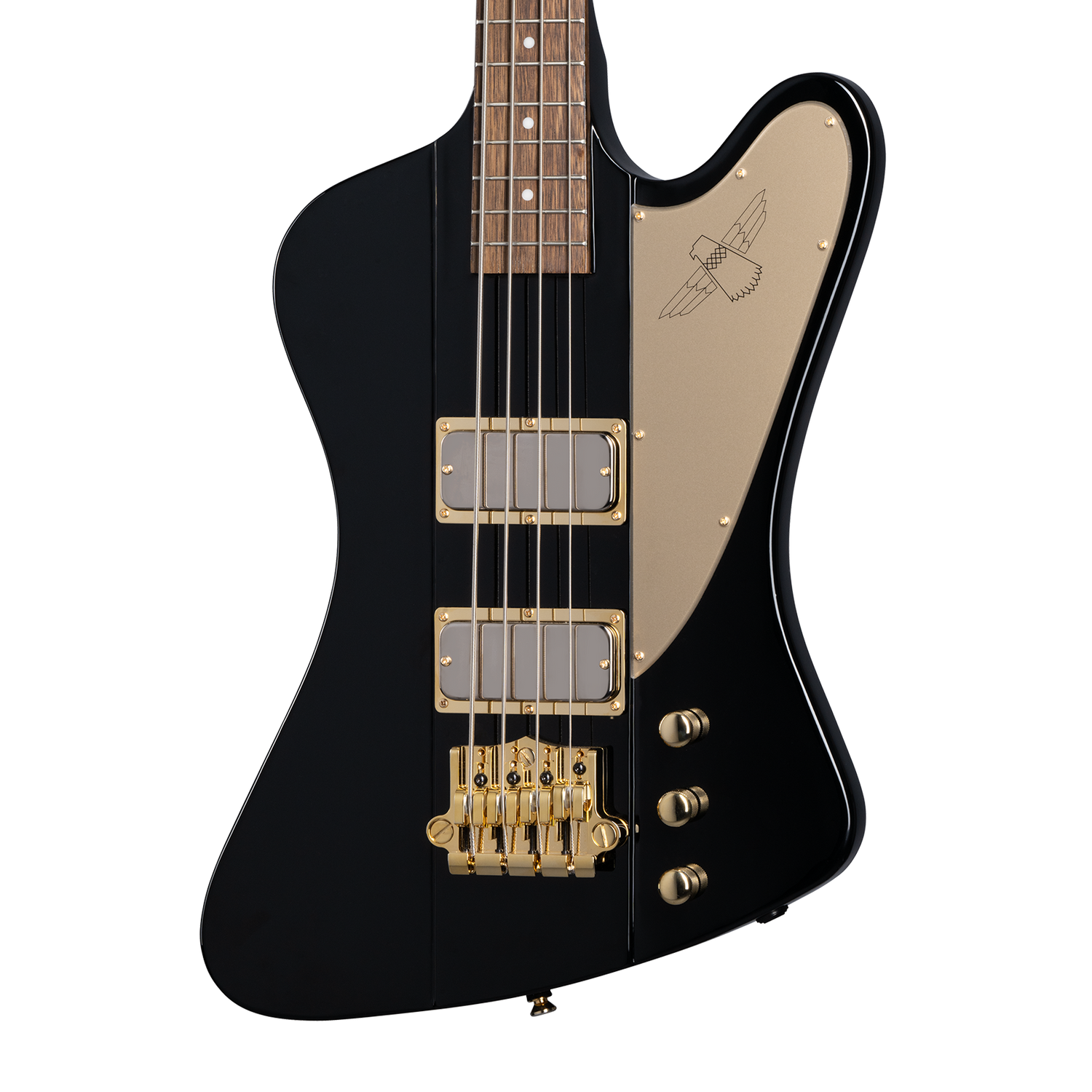 Epiphone Rex Brown Thunderbird Bass, Ebony Electric Bass Epiphone