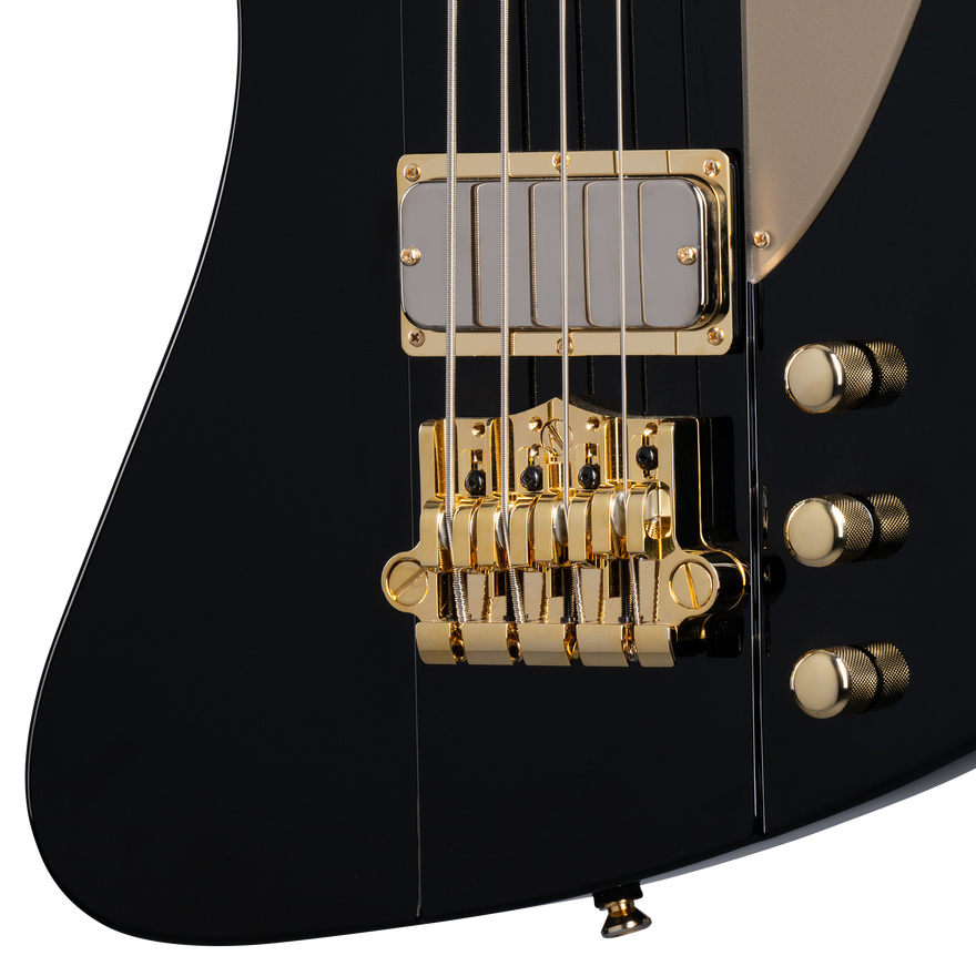 Epiphone Rex Brown Thunderbird Bass, Ebony Electric Bass Epiphone