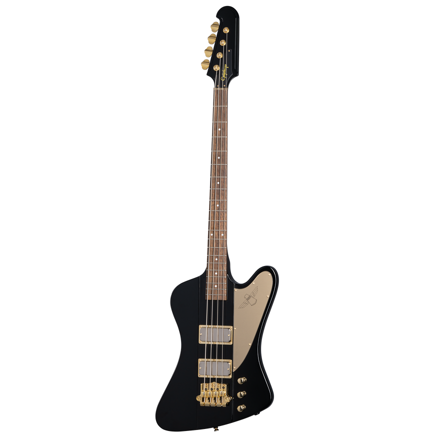 Epiphone Rex Brown Thunderbird Bass, Ebony Electric Bass Epiphone