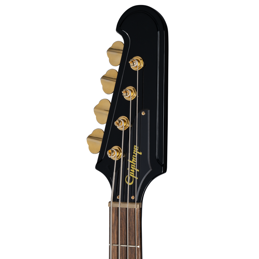 Epiphone Rex Brown Thunderbird Bass, Ebony Electric Bass Epiphone