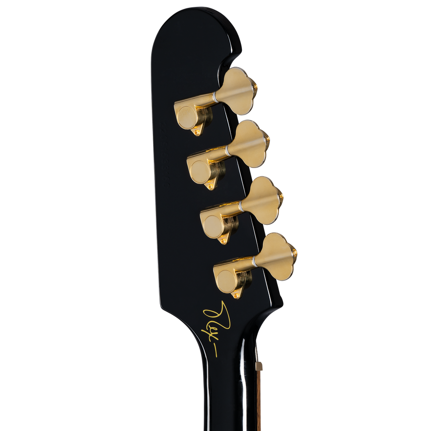 Epiphone Rex Brown Thunderbird Bass, Ebony Electric Bass Epiphone
