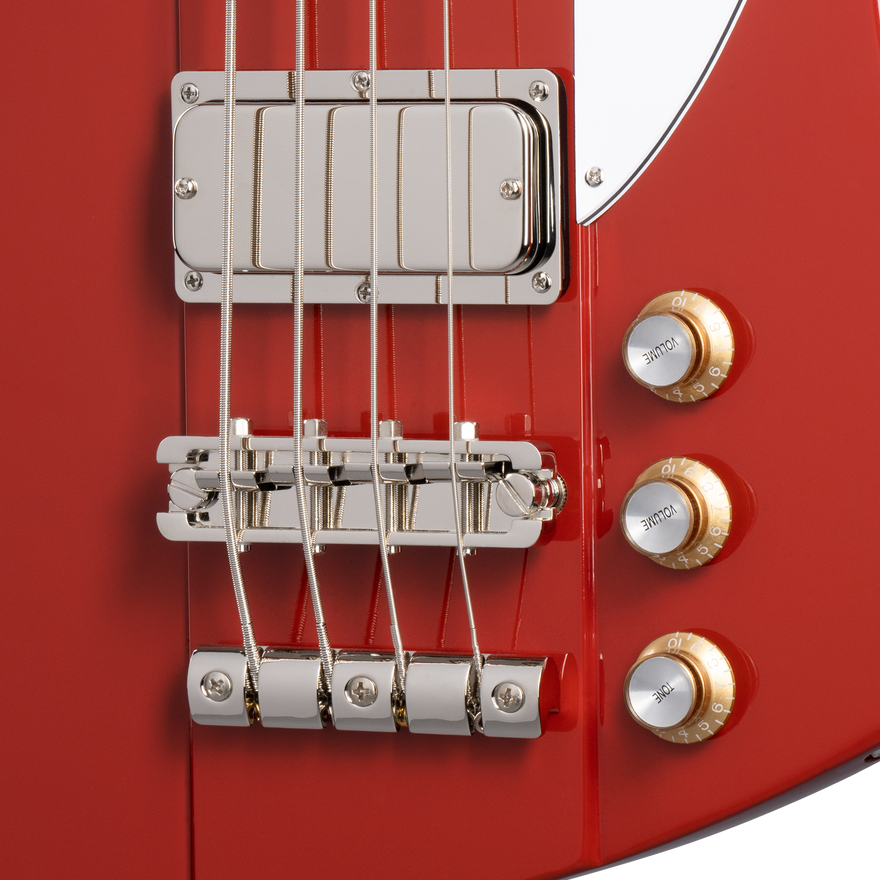 Epiphone Thunderbird '64 Bass, Ember Red Electric Bass Epiphone
