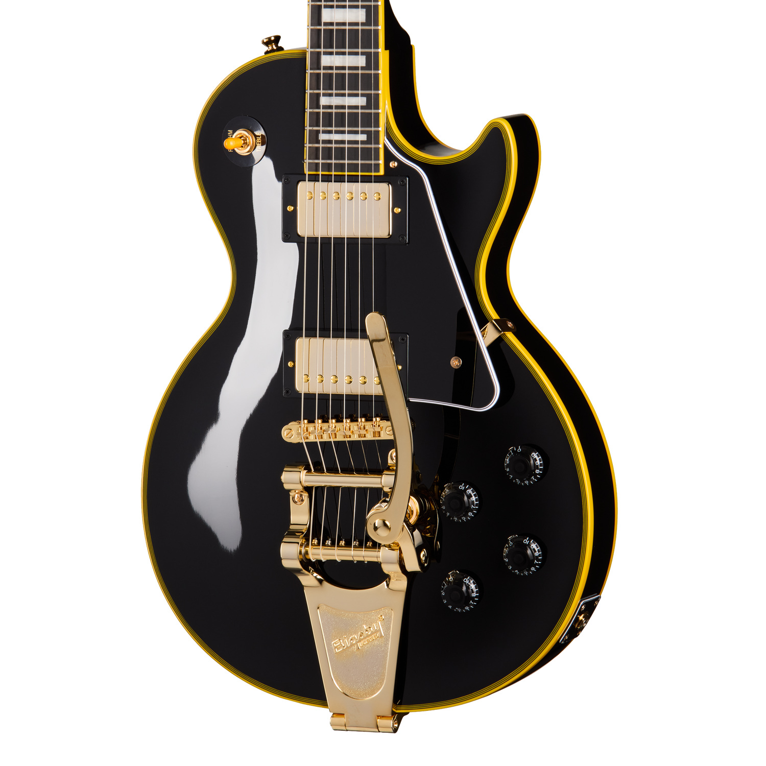 Epiphone Joe Bonamassa 1959 Les Paul Custom, Antique Ebony Electric Guitar Epiphone