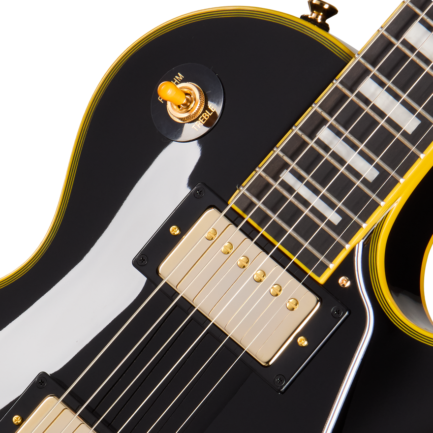 Epiphone Joe Bonamassa 1959 Les Paul Custom, Antique Ebony Electric Guitar Epiphone