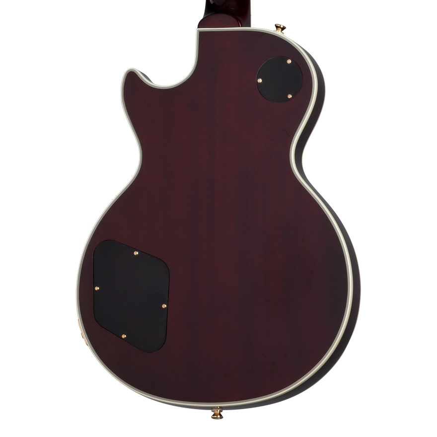 Epiphone Jerry Cantrell "Wino" Les Paul Custom, Dark Wine Red Electric Guitar Epiphone