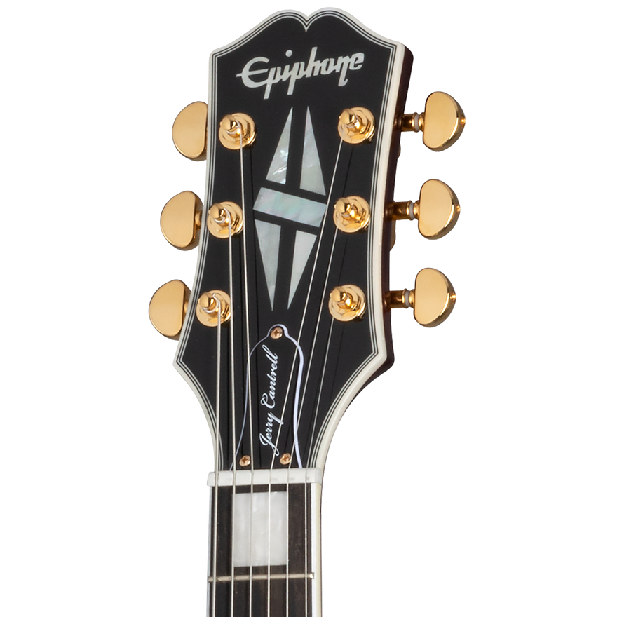 Epiphone Jerry Cantrell "Wino" Les Paul Custom, Dark Wine Red Electric Guitar Epiphone