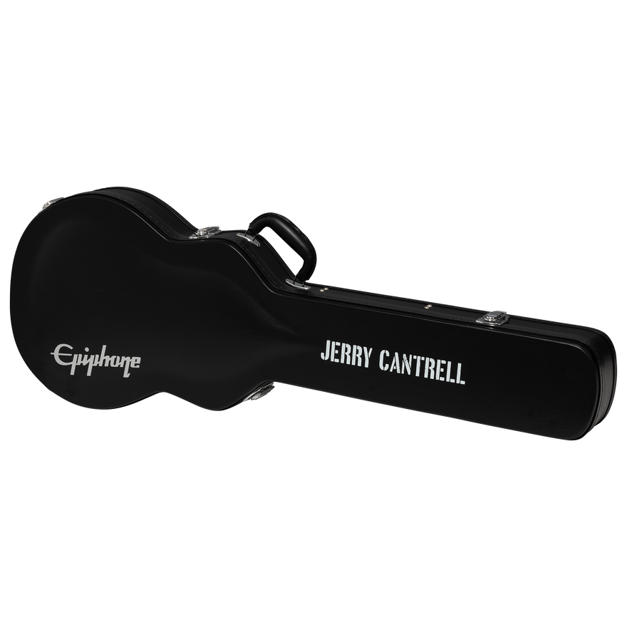 Epiphone Jerry Cantrell "Wino" Les Paul Custom, Dark Wine Red Electric Guitar Epiphone