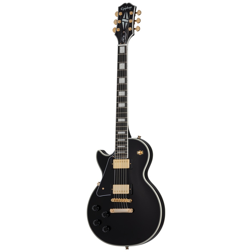 Epiphone Les Paul Custom, Left-Handed, Ebony Electric Guitar Epiphone