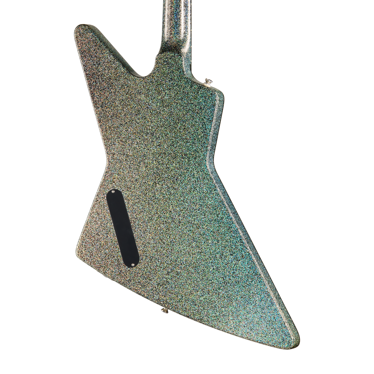 Epiphone Lzzy Hale Explorer Custom, Black Diamond Holographic Sparkle Electric Guitar Epiphone