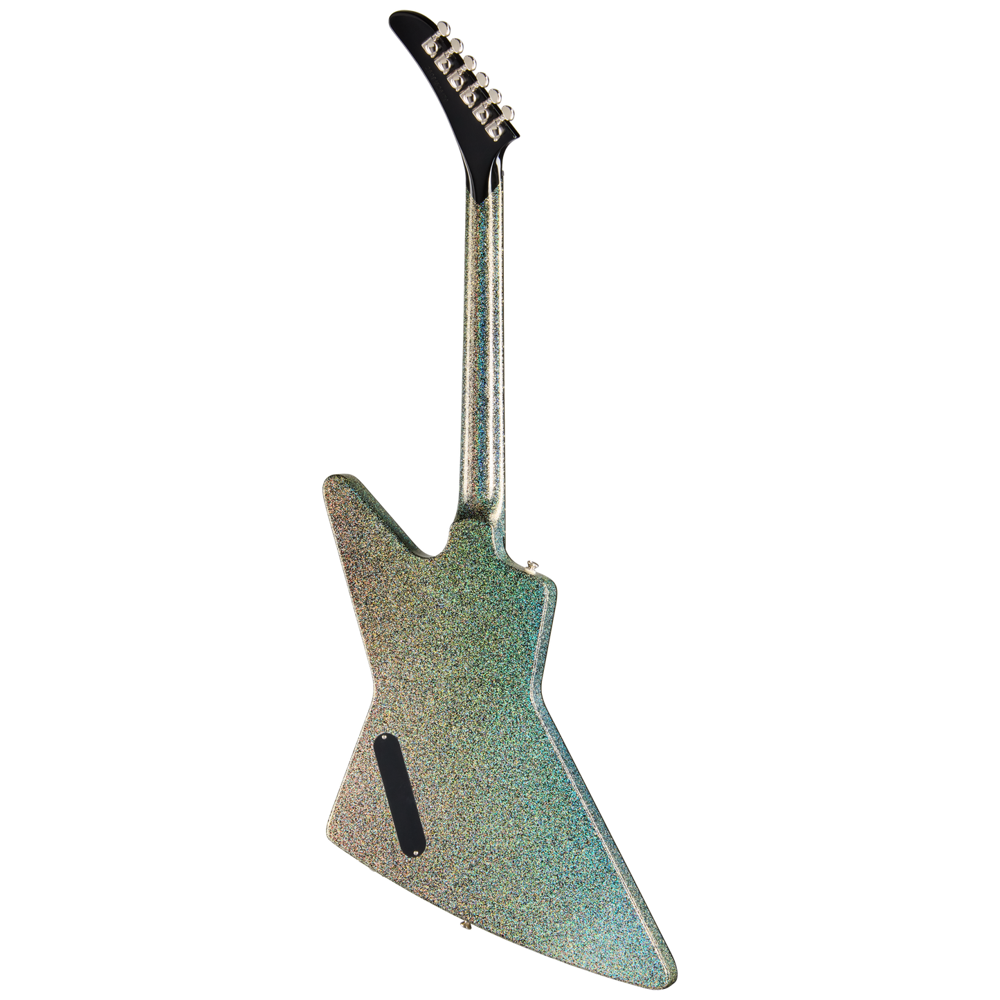 Epiphone Lzzy Hale Explorer Custom, Black Diamond Holographic Sparkle Electric Guitar Epiphone