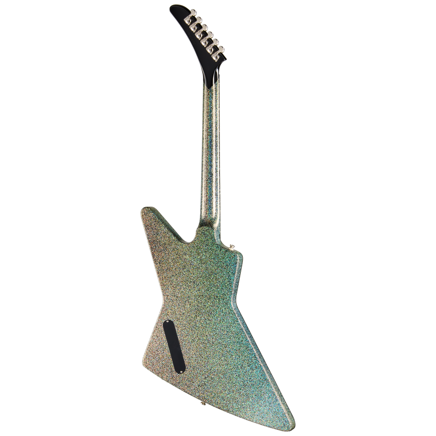 Epiphone Lzzy Hale Explorer Custom, Black Diamond Holographic Sparkle Electric Guitar Epiphone