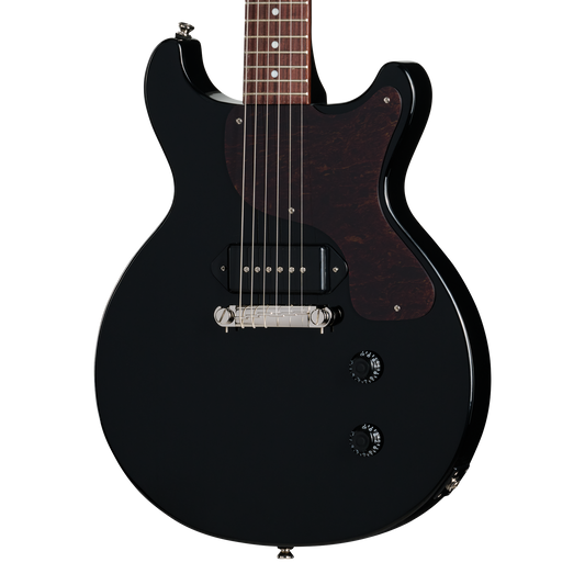 Epiphone Les Paul Junior Double Cut, Ebony, Exclusive Electric Guitar Epiphone