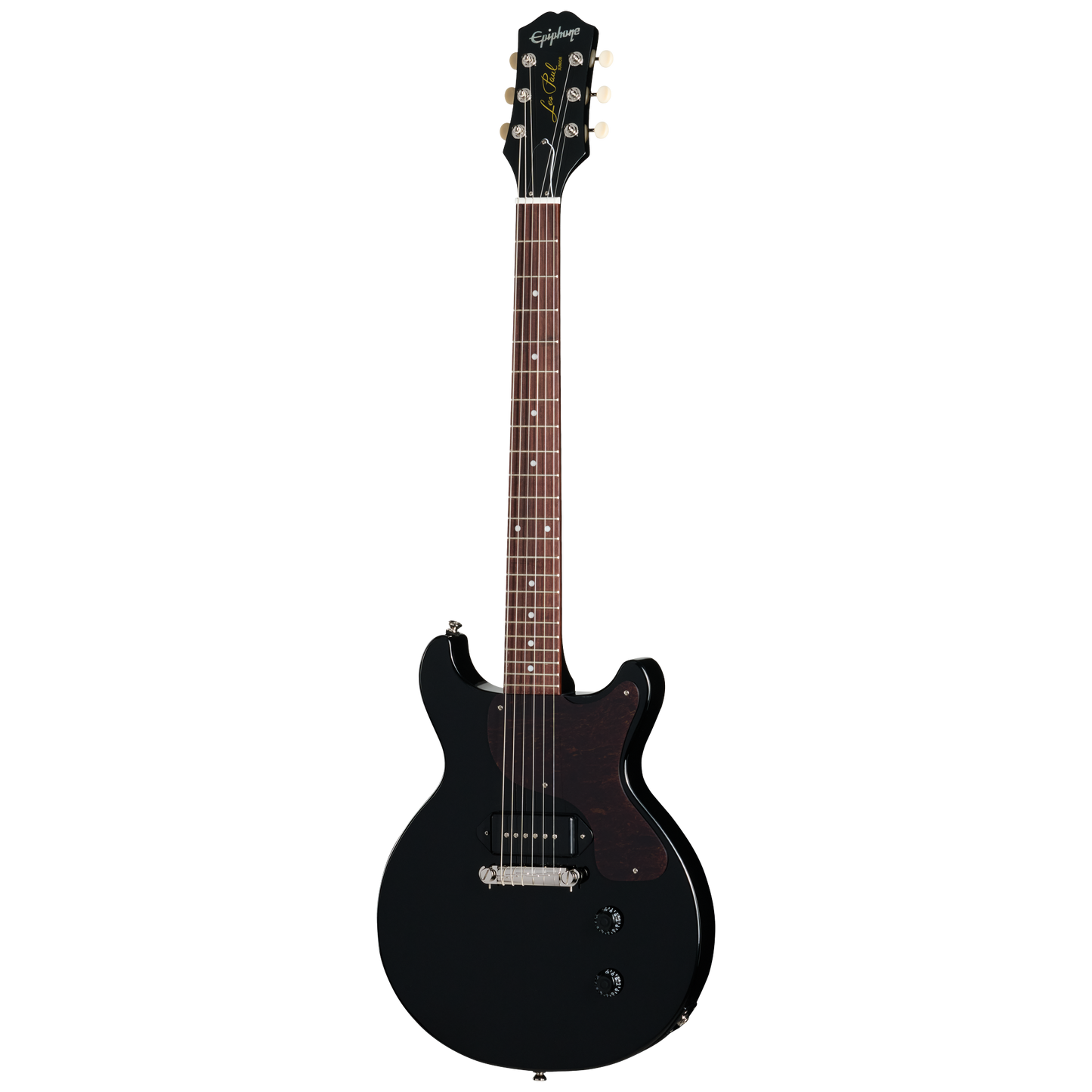 Epiphone Les Paul Junior Double Cut, Ebony, Exclusive Electric Guitar Epiphone