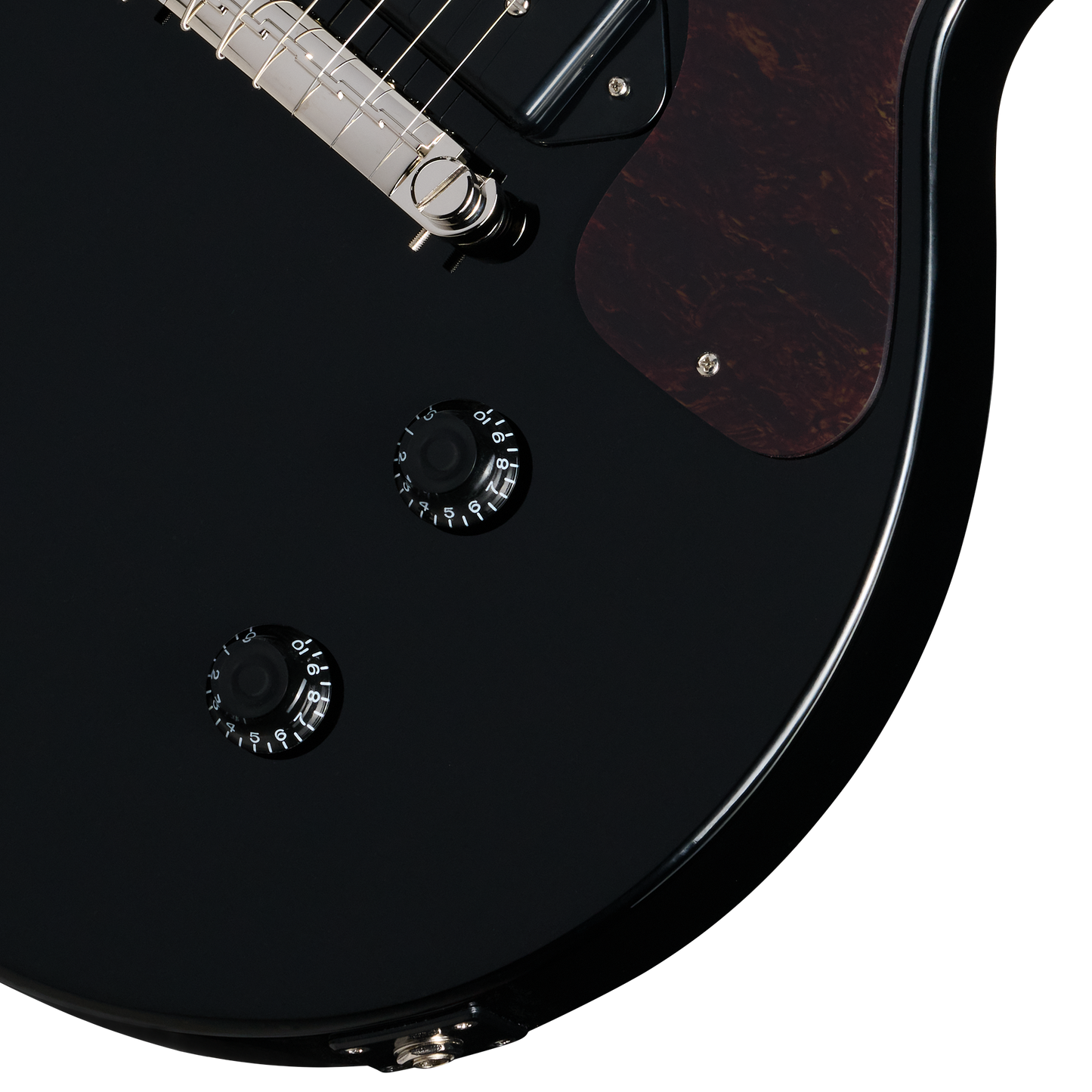 Epiphone Les Paul Junior Double Cut, Ebony, Exclusive Electric Guitar Epiphone