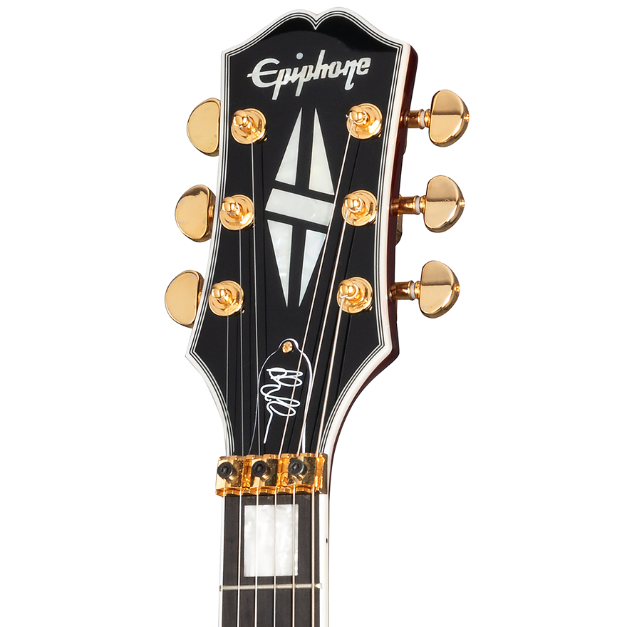 Epiphone Alex Lifeson Les Paul Custom Axcess, Left-Handed, Ruby Electric Guitar Epiphone