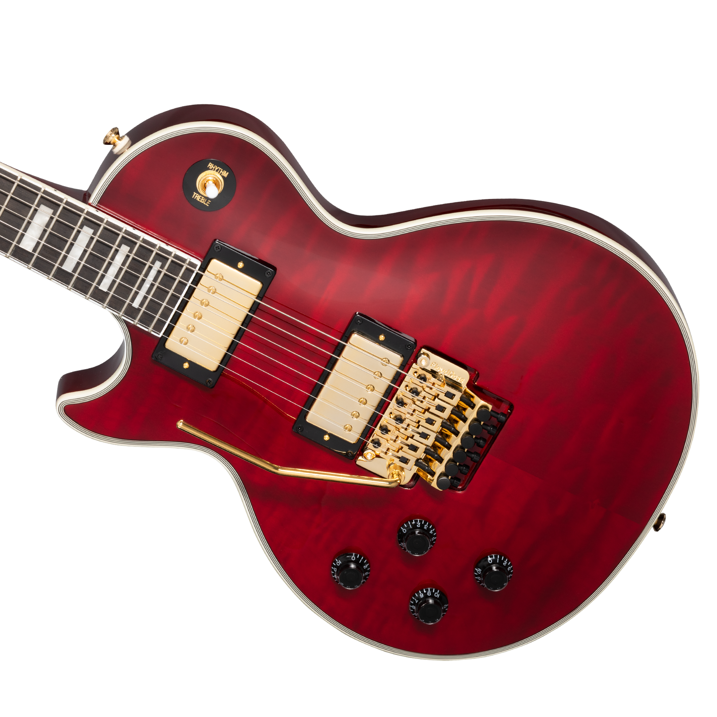 Epiphone Alex Lifeson Les Paul Custom Axcess, Left-Handed, Ruby Electric Guitar Epiphone