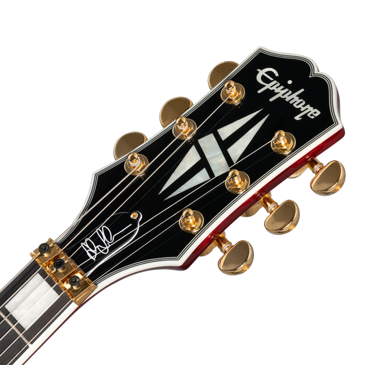 Epiphone Alex Lifeson Les Paul Custom Axcess, Ruby Electric Guitar Epiphone