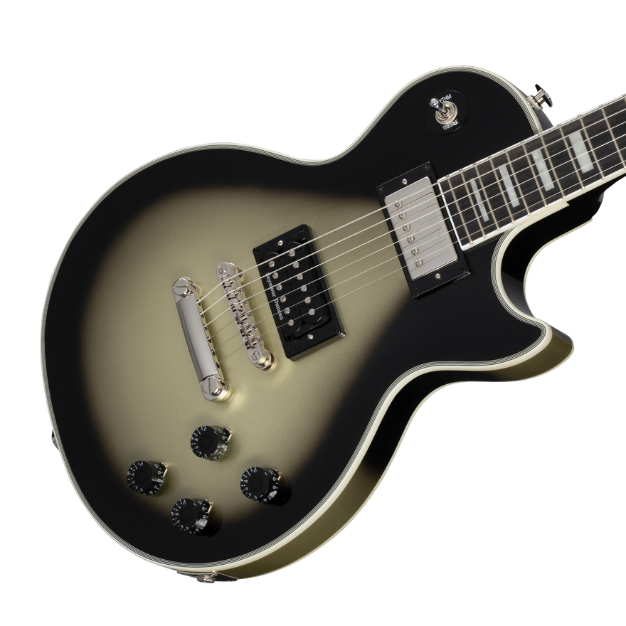 Epiphone Adam Jones Les Paul Custom Art Collection: Julie Heffernan’s “Self Portrait as Not Dead Yet”, Antique Silverburst Electric Guitar Epiphone