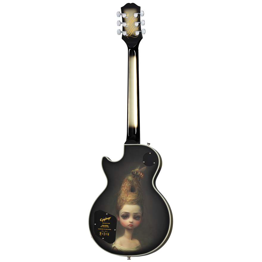 Epiphone Adam Jones Les Paul Custom Art Collection: Mark Ryden’s “Queen Bee” , Antique Silverburst Electric Guitar Epiphone