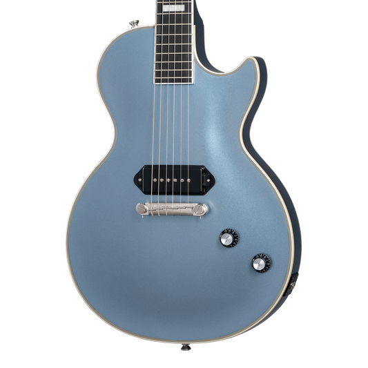 Epiphone Jared James Nichols "Blues Power" Les Paul Custom, Aged Pelham Blue Electric Guitar Epiphone