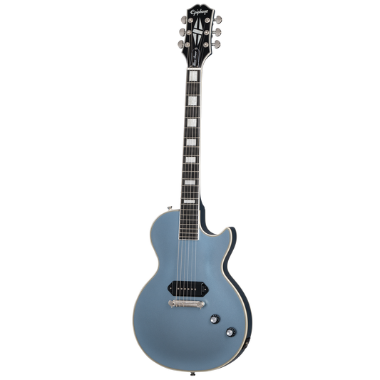 Epiphone Jared James Nichols "Blues Power" Les Paul Custom, Aged Pelham Blue Electric Guitar Epiphone